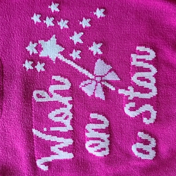 "Wish on a Star" pink pullover sweater - Picture 3 of 3